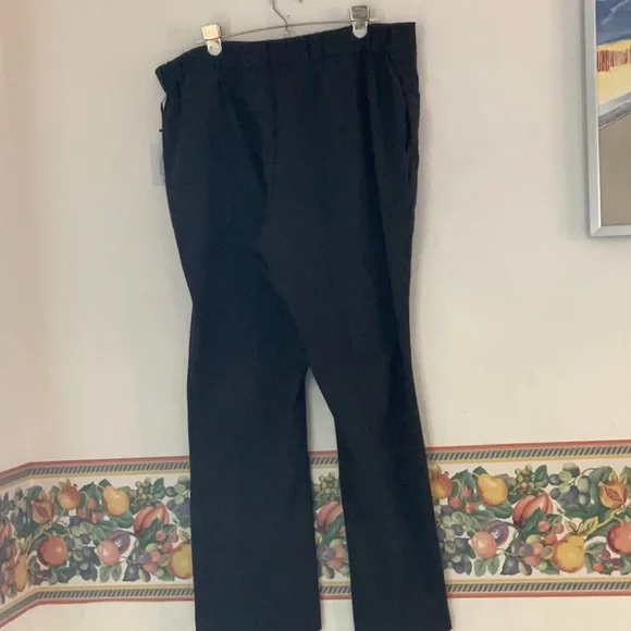 77 Park New York Pleated Pull On Pants, Size XL, Gray, NWT - Picture 3 of 10